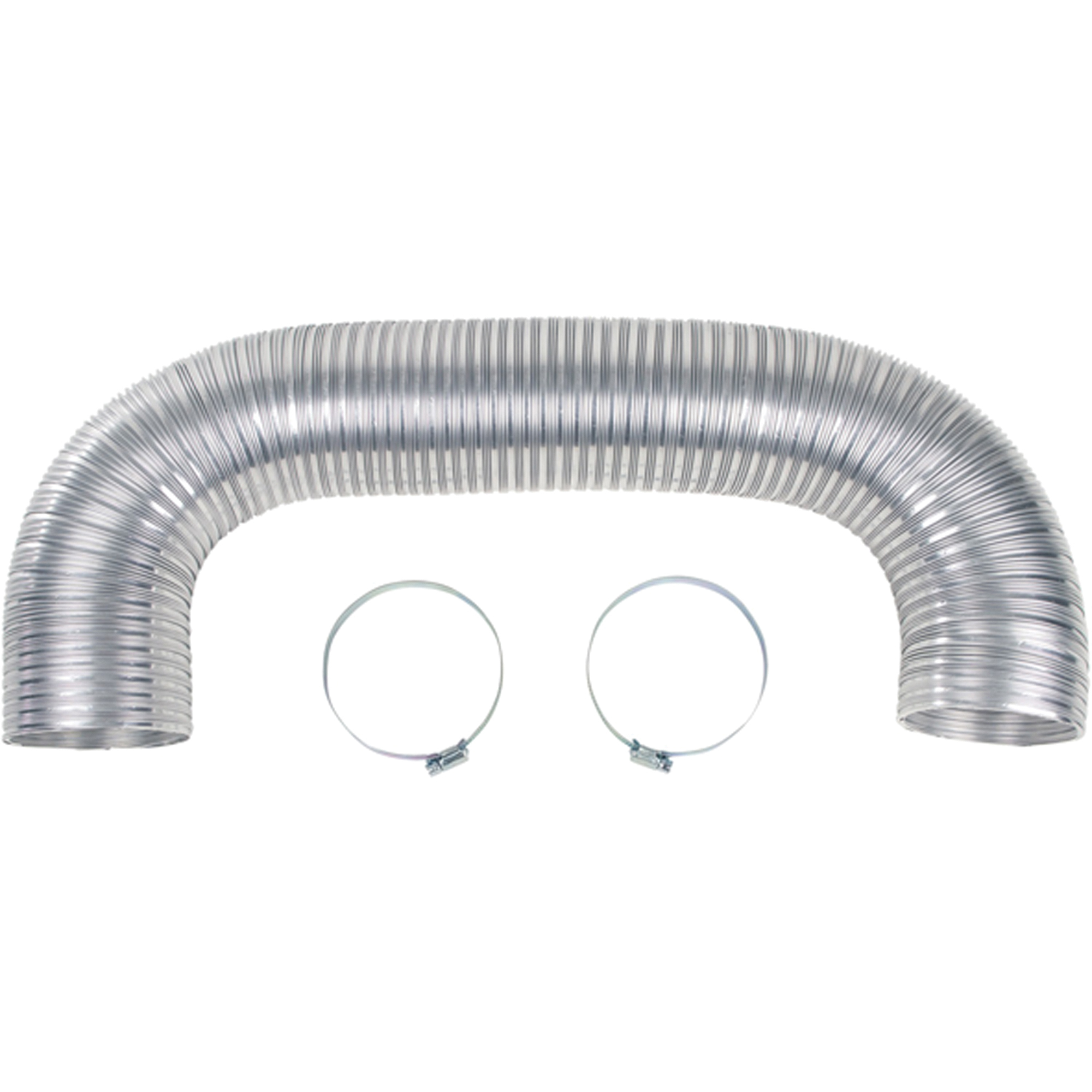 Certified Appliance Accessories, Semi-Rigid Dryer Vent Duct, 5ft., Material Aluminum, Model# 80162